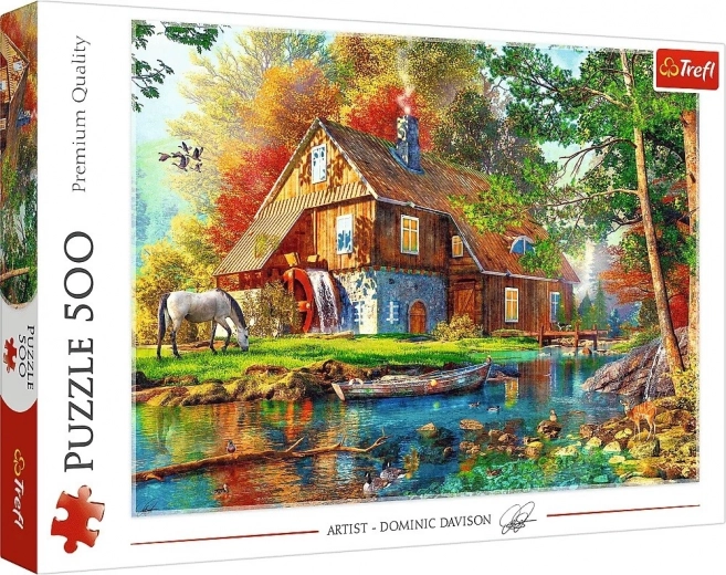 Puzzle 500 dijelova – kućica uz rijeku TREFL