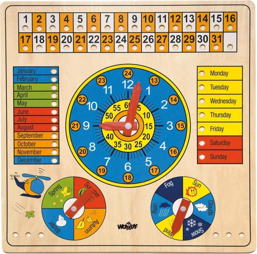 Woody višenamjenski kalendar na engleskom jeziku