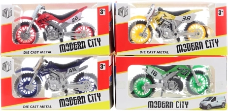 Metalni motocikl u kutijici - 1 komad