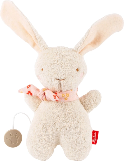 Sigikid prvi plišani zeko s glazbenom kutijicom, ecru 19 cm