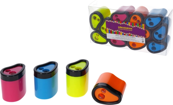 Dvostruko šiljilo za olovke sa spremnikom