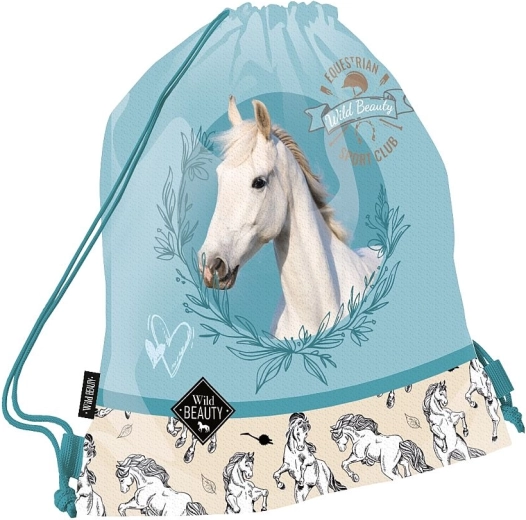 LizzyCard Wild Beauty drawstring gym bag