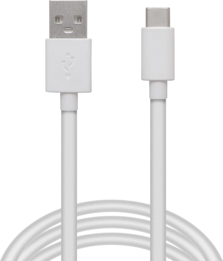 USB-C Charging Data Cable, White, 1 m