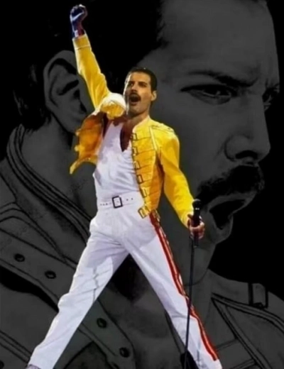 Norimpex diamond painting Freddie Mercury – historic pose 30 × 40 cm