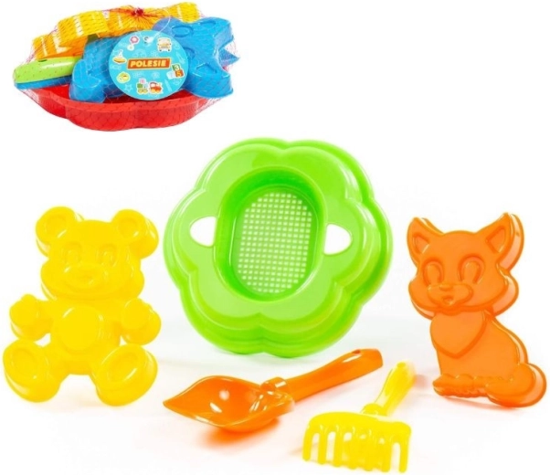 Set za pijesak s velikim sitom i kalupima