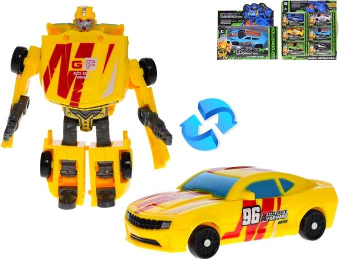 Auto trkaći robot 11 cm – transformirajuća igračka za djecu