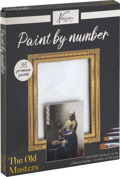 Slikanje po brojevima na platno Milk Made 40 × 50 cm