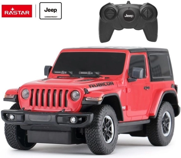 Rastar Jeep Wrangler JL Rubicon RC auto 1:24 crveno - 1 komad