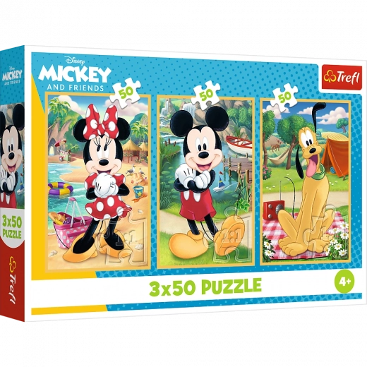 Puzzle 3x50 DISNEY – Mišići na praznicima