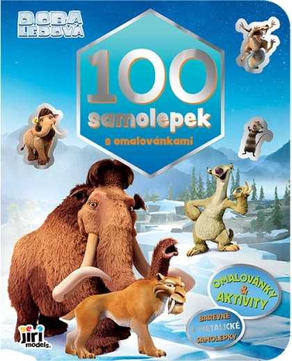 Ledeno doba – bojanka sa 100 naljepnica