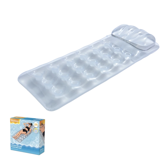 Dual-chamber Inflatable Bestway Mattress with Pillow