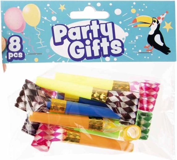 Party frkalice (jezici) 14 cm, mix boja, 8 kom