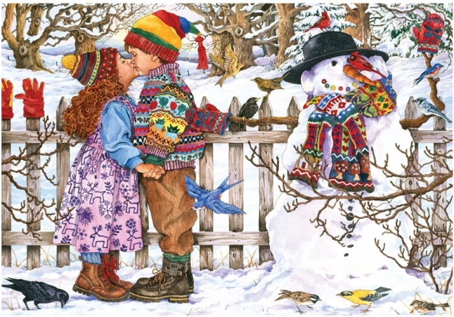 Puzzle Prvi poljubac 500 dijelova ANATOLIAN