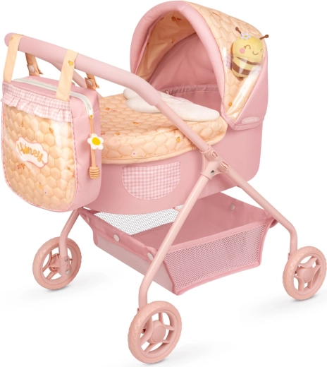DeCuevas moja prva kolica za lutke s torbom Honey 2026 – 56 cm