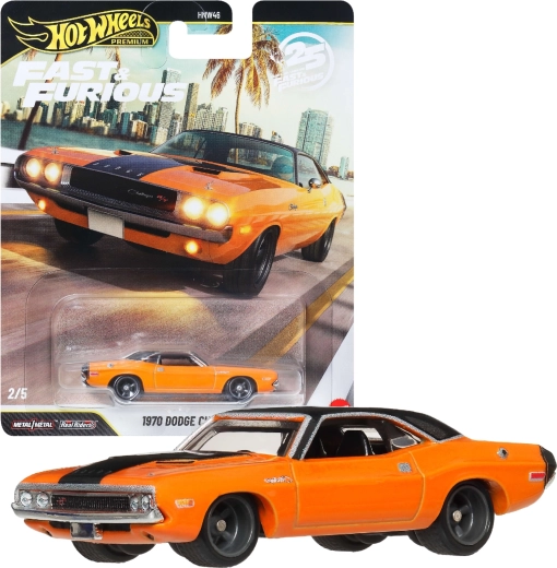 Hot Wheels Premium Fast & Furious 1970 Dodge Challenger R/T - 1 komad