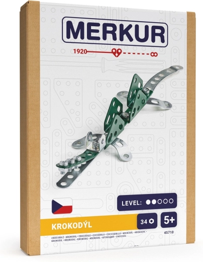 Merkur mini zoo – krokodil, 34 dijelova