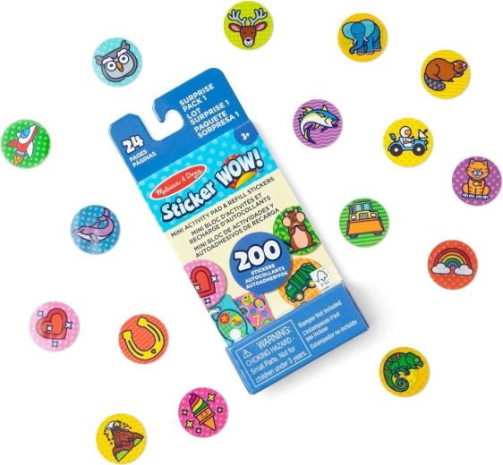 Sticker WOW dodatni set iznenađenja 200 naljepnica Melissa & Doug