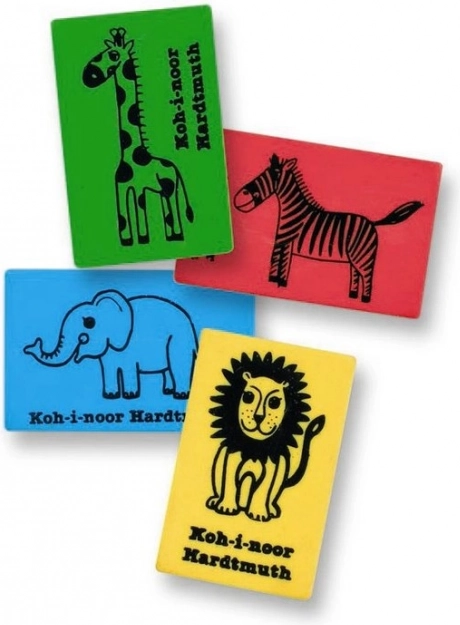 Plastična gumica KOH-I-NOOR Afrika, 1 kom (mješoviti motivi)