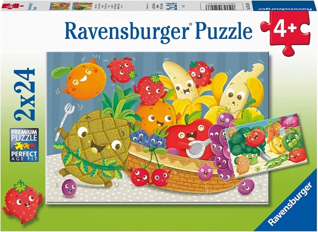 RAVENSBURGER Puzzle Drski plodovi 2x24 dijelova