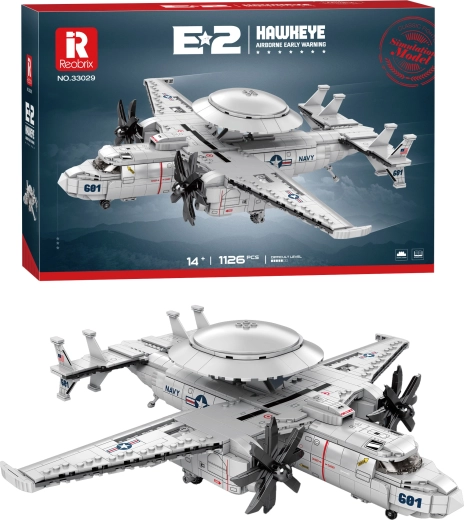 Konstrukcijski set zrakoplova za rano upozoravanje E-2C Hawkeye (1126 dijelova)