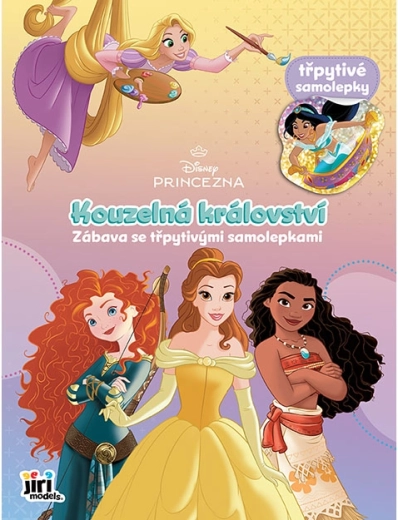 Disney princeze – knjiga sa sjajnim naljepnicama
