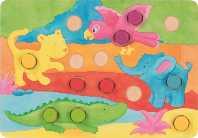 Umetaljka s kockom Boje GOKI