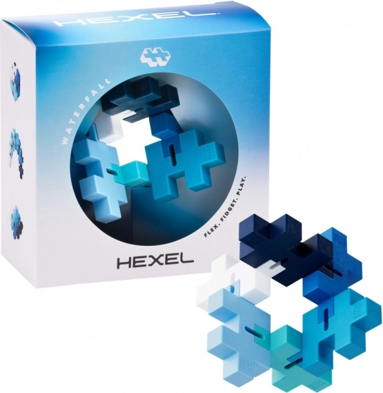 Plus-Plus Hexel Waterfall antistresni fidget od BIG dijelova