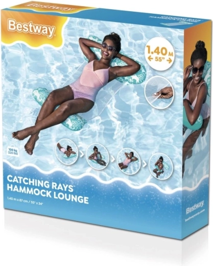 Napunivi vodeni hammock s mekanim osloncima i mrežicom