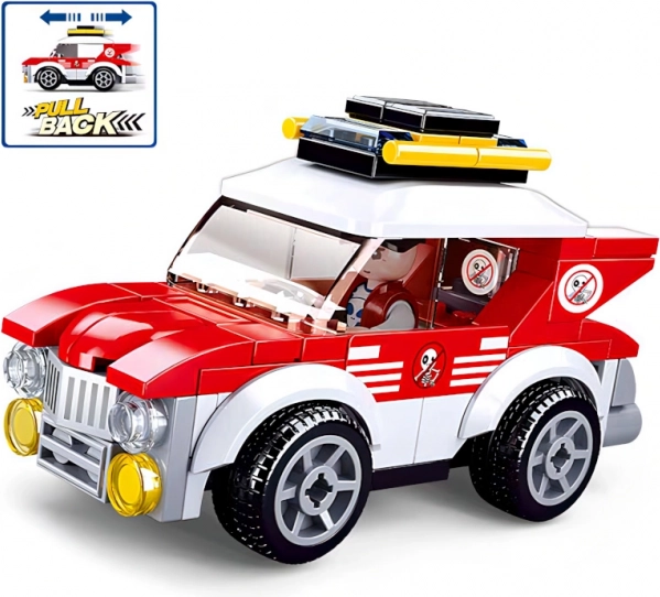 Sluban Town trkaći autić – navijajuća građevna igračka