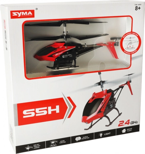RC helikopter SYMA S5H 2.4GHz RTF – Crvena