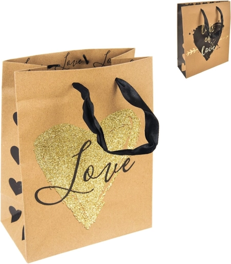 Poklon vrećica LOVE 18 × 10 × 23 cm (3 varijante)