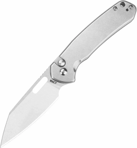 CJRB Pyrite-Alt džepni sklopivi nož 7,9 cm satin, potpuno metalni