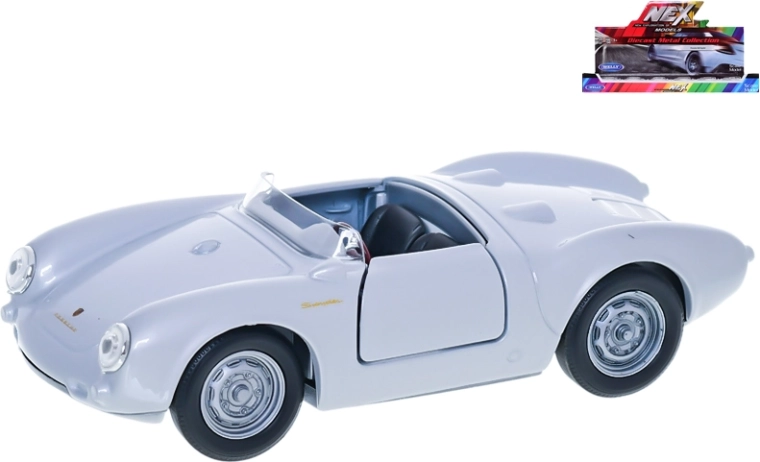 Welly Porsche 550 Spyder metalni model auta 11,5 cm s povlačenjem unatrag (12 kom u display kutiji)