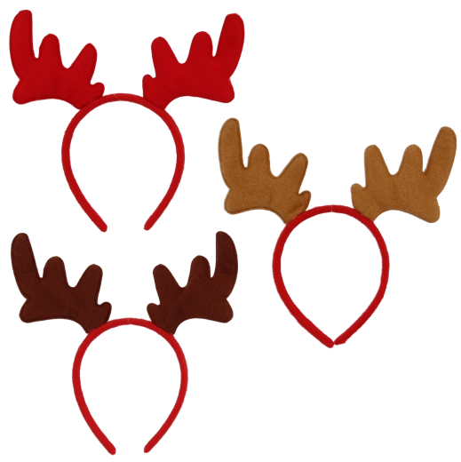 Traka za kosu s rogovima za božićne proslave