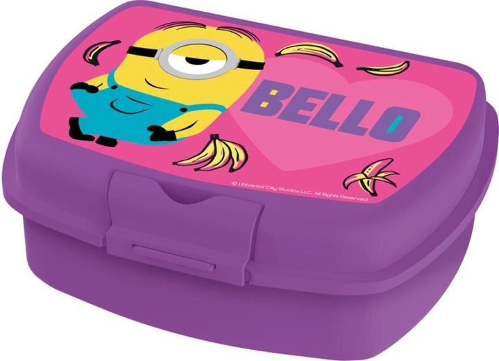 Plastična kutija za užinu Minions, ljubičasta