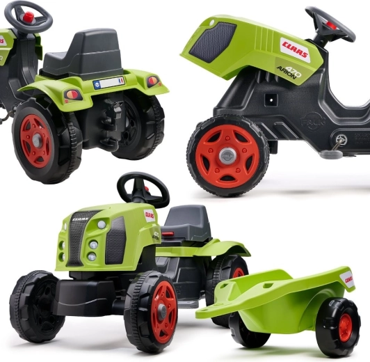 Falk pedalatni traktor CLAAS Arion 470 s prikolicom i otvarajućom haubom (2–6 godina)