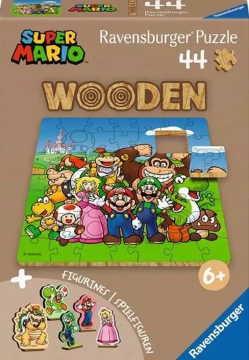 Ravensburger drvene puzzle Super Mario – 44 dijela