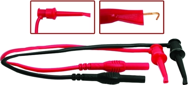 Measuring Leads with Hook and Banana Plug