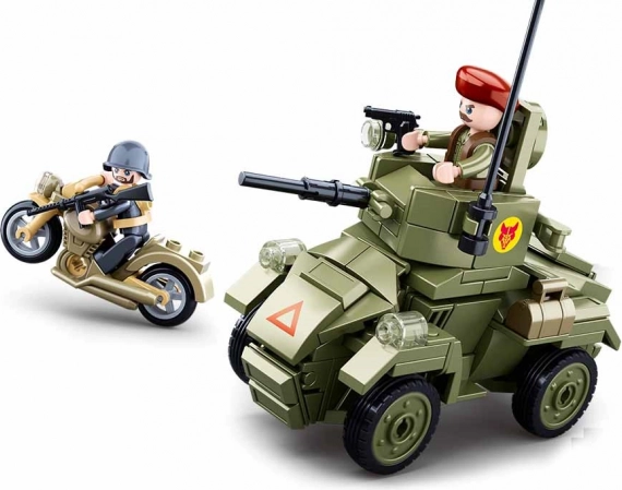 Sluban Drugi svjetski rat mali oklopnjak građevni set