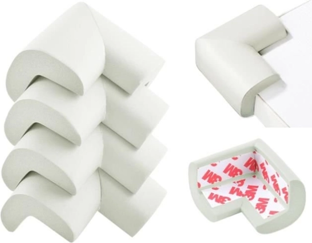 Pjenasti štitnici za kutove – 4 kom – Bijela