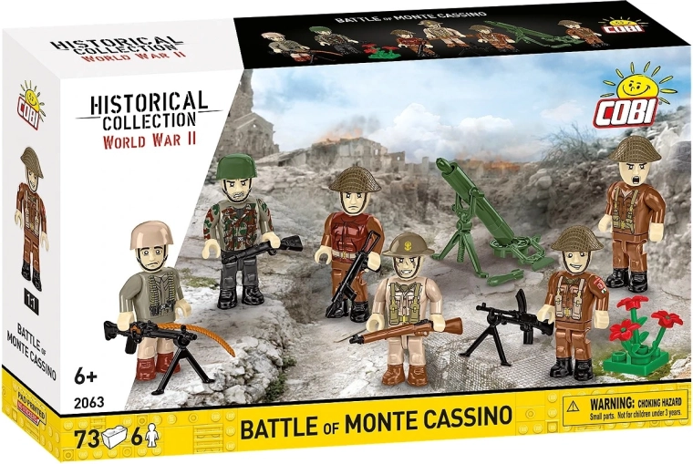 Konstruktorski set bitka za Monte Cassino – figurice i oprema COBI