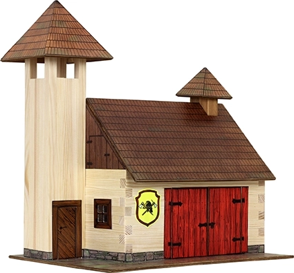 Drvena ljepiva maketa HOBBY KITS – vatrogasni dom 1:32