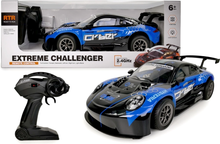 Blue RC remote-controlled car 48 cm 1:8 - 1 piece