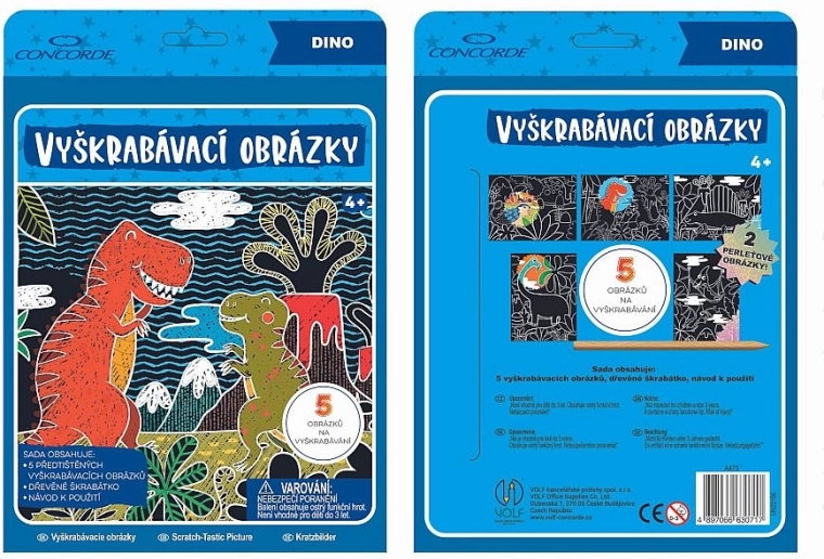 Grebalice CONCORDE dinosauri
