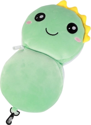 Travel Pillow with Dino Mask
