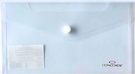 Fascikle s druk kopčom DL prozirne CONCORDE