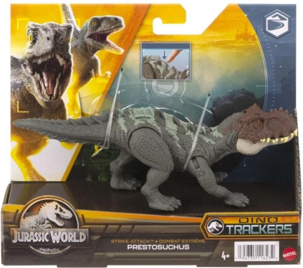 Figura dinosaura s napadačkim mehanizmom JURASSIC WORLD DINO TRACKERS