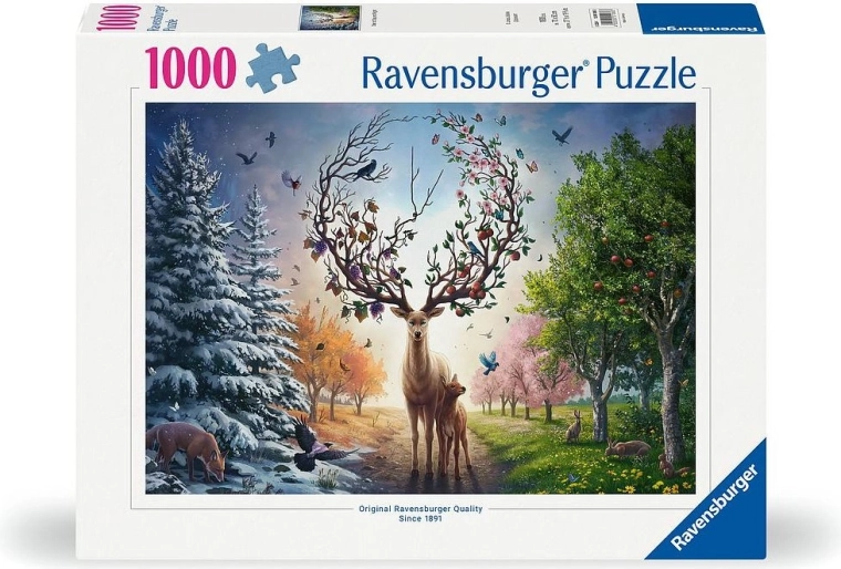 Ravensburger Magical Deer puzzle, 1000 pieces