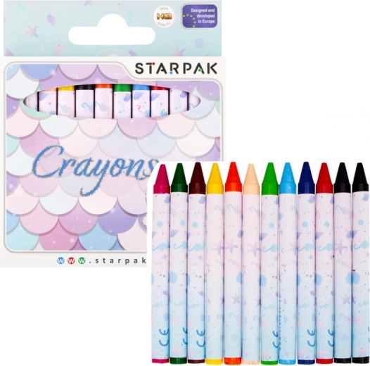 Mermaid crayons - 1 set
