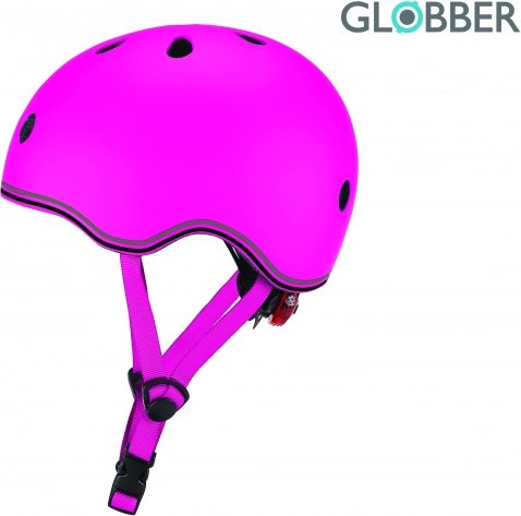 Dječja kaciga Globber Go Up Lights Neon Pink